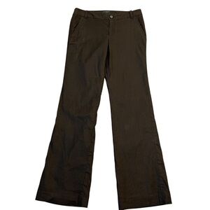 Banana Republic Lined Linen Blend Wide Leg Trousers